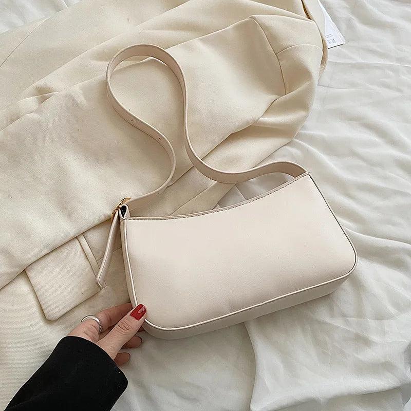 Small PU Leather Underarm Shoulder Side Bags For Women