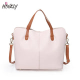 Hot Red Women PU Leather Handbags Large Capacity Shoulder Bags