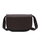 Small PU Leather Crossbody Bag for Women - Winter Shoulder Chest Bag