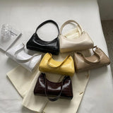 Retro Armpit Shoulder Bag Chain Handbag Crocodile Leather Purse