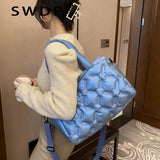 Women Winter Handbag Big Capacity Shoulder Tote Bags Female Crossbody Pack