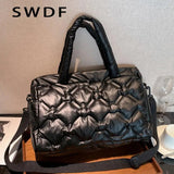 Women Winter Handbag Big Capacity Shoulder Tote Bags Female Crossbody Pack