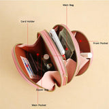 Women's Mini Shoulder Bag Vintage Crossbody Purses Small Round Handbag