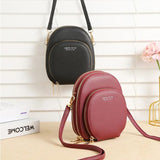 Women's Mini Shoulder Bag Vintage Crossbody Purses Small Round Handbag