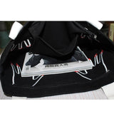 3D Hands Embroidery Canvas Tote Bag Harajuku Shoulder Bag