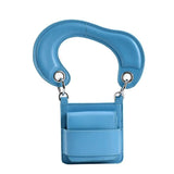 PU Leather Crossbody Bag for Women Short Straps Summer Shoulder Totes