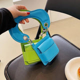 PU Leather Crossbody Bag for Women Short Straps Summer Shoulder Totes