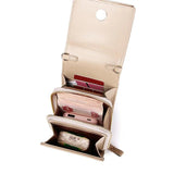 Stone Pattern Cellphone Bag Crossbody Bag For Women PU Leather Large Capacity