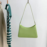 Women's Macaron Styling Underarm Bag Soft Lady Shoulder Handbag