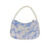 Sky Pattern Women's Bag Harajuku Nylon Ladies Small Handbags French Style