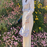 Sky Pattern Women's Bag Harajuku Nylon Ladies Small Handbags French Style