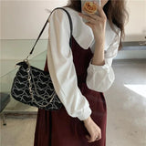 Heart Shape Embroidered Shoulder Bag for Women Girls Autumn Winter