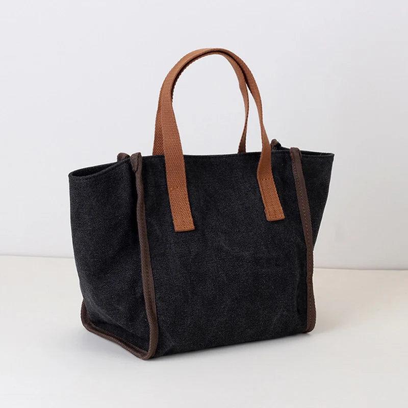 Canvas Wing Bag Small Handbag Literary Style Little Bag