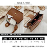 Women's PU Leather Shoulder Bag Retro Style Handbag