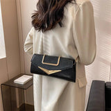 Snake Pattern Shoulder Bag Chain Crossbody Handbag Flap