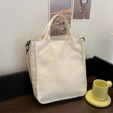 Striped Corduroy Bag Lightweight Shoulder Bag Large Capacity Messenger Bag