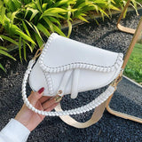 Pu Pillow Classic Handbag Light Single Shoulder Messenger Crossbody Bag