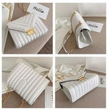 Candy V-line Crossbody Bag for Women Shoulder Bag Handbags with Handle