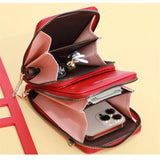 Women's Shoulder Bag PU Leather Mobile Phone Pack Wallet Crossbody Bag