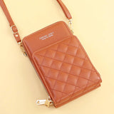 Women's Shoulder Bag PU Leather Mobile Phone Pack Wallet Crossbody Bag