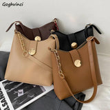 Shoulder Bags Women Large Capacity Crossbody Bag Vintage Bucket Handbags