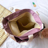 Shoulder Bags Women Solid Harajuku Retro Students Preppy