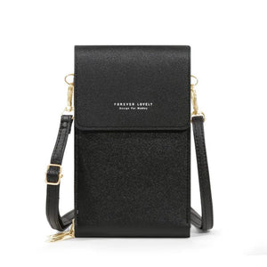 Vintage Women's Crossbody Bag PU Leather Touch Screen Wallet