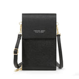Vintage Women's Crossbody Bag PU Leather Touch Screen Wallet