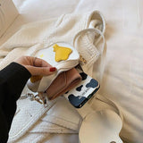 Duck Shoulder Bag Small Cross-body Unique Animal Bag