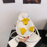 Duck Shoulder Bag Small Cross-body Unique Animal Bag