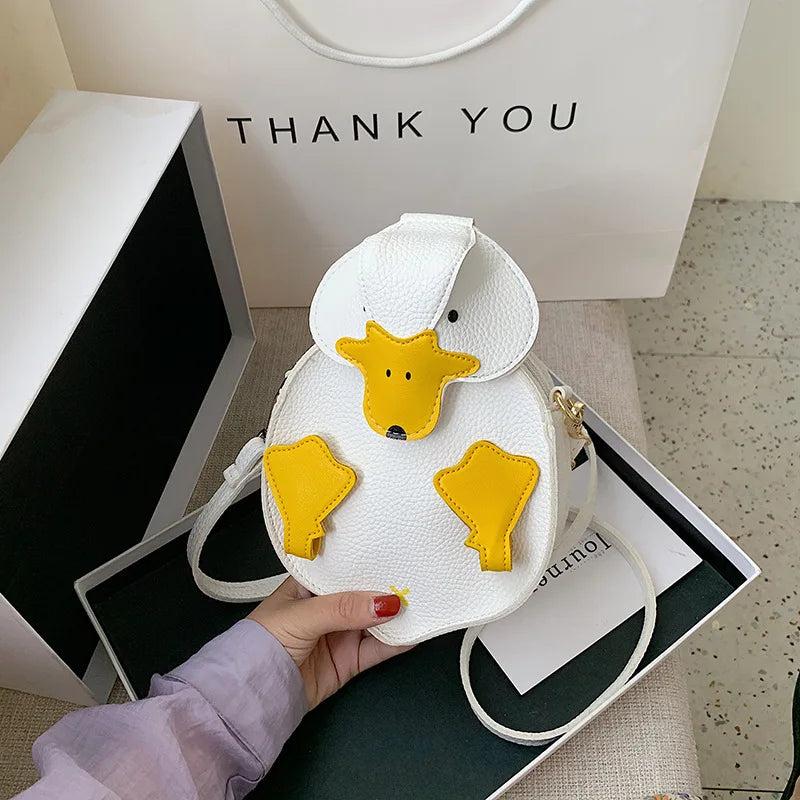 Duck Shoulder Bag Small Cross-body Unique Animal Bag