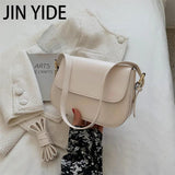 Women's Leather Crossbody Shoulder Bag Small Square Bag