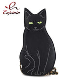 Cat Style Chain Shoulder Bag for Young Girl Casual Women Purses