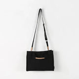 Women's Canvas Shoulder Bag Handbag Multi-Pocket Tote Bag