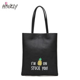 PU Leather Shoulder Bag Top-handle Totes Large Handbag