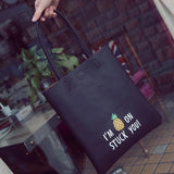 PU Leather Shoulder Bag Top-handle Totes Large Handbag