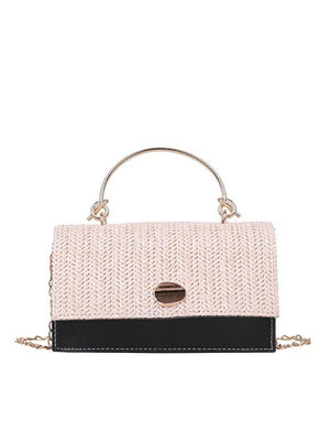 Straw Flap Women's Crossbody Bag Beach Shoulder Small Handbag