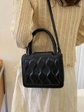 Women's Contrast Shoulder Crossbody Bag Top Handle Handbag