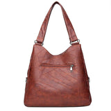 Women's PU Leather Messenger Bag Adjustable Shoulder Strap