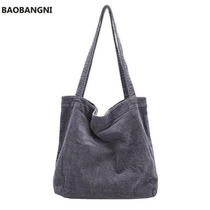 Large Cotton Canvas Tote Bag for Women Eco Shopper Handbag