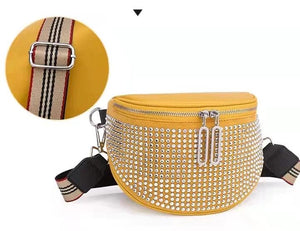 Rhinestone Western One-Shoulder Diagonal Bag