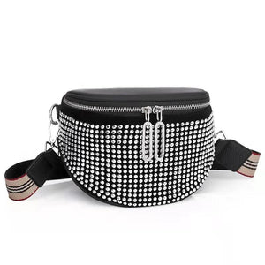 Rhinestone Western One-Shoulder Diagonal Bag