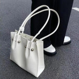PU Leather Shoulder Bags for Women Large Capacity Tote Handbags