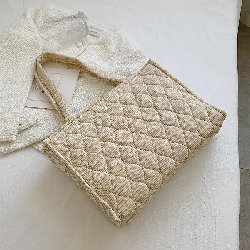 Floral Print Quilted Women's Shoulder Bag Handbag Small Square Crossbody Bag