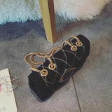 Vintage French Style Shoulder Bag Women Cross Body Big Capacity Handbag