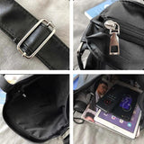 PU Leather Shoulder Bag Large Capacity Crossbody Handbags Casual Messenger Tote