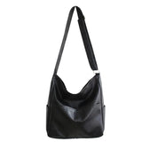 PU Leather Shoulder Bag Large Capacity Crossbody Handbags Casual Messenger Tote