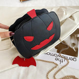 Funny Pumpkin Style Pu Leather Shoulder Bag