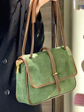 Vintage Women Shoulder Bags Frosted PU Leather Totes Large Capacity