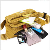 Large Capacity Sports Nylon Waist Bag Chest Crossbody Handbag